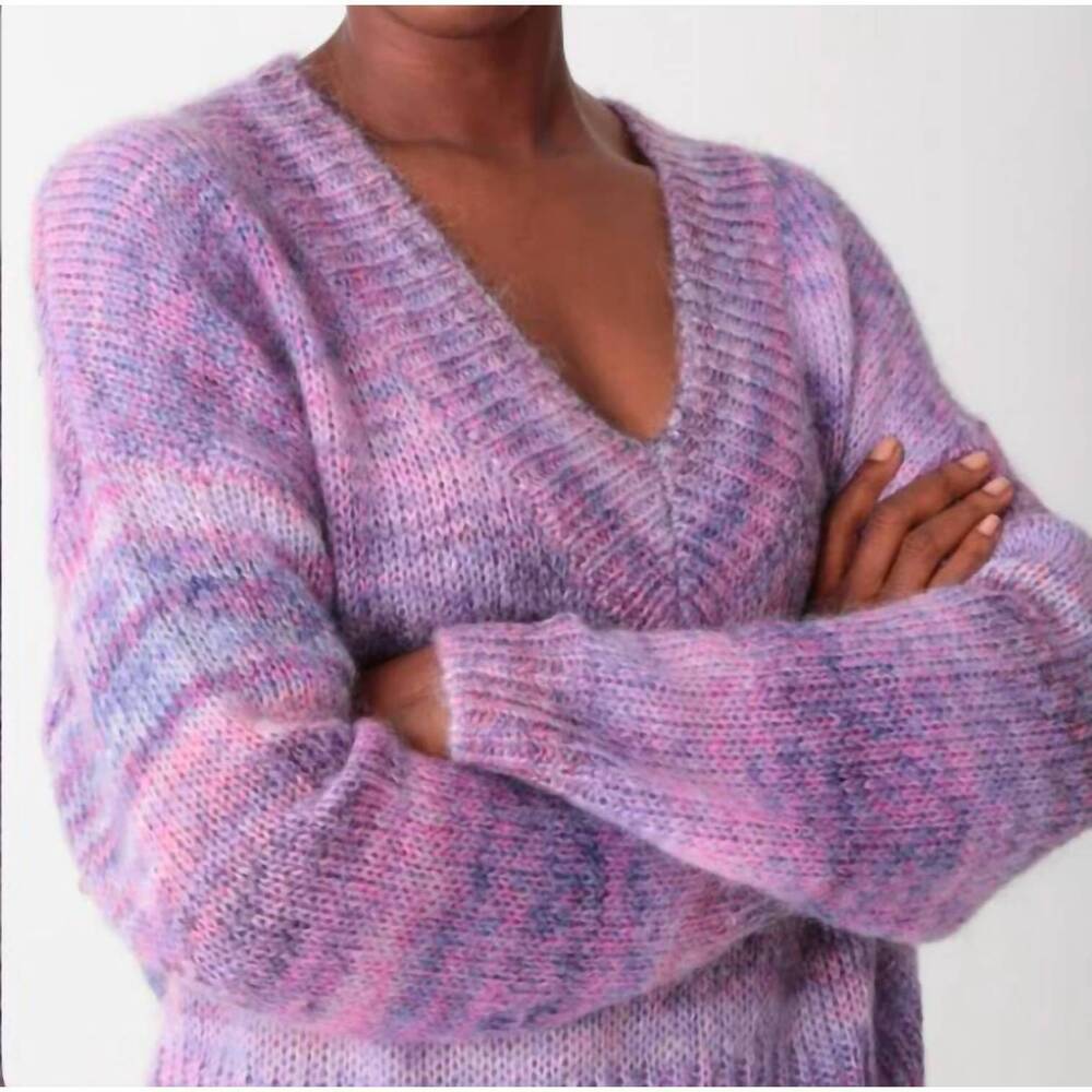 NEW ELECTRIC & ROSE roux sweater in amethyst
